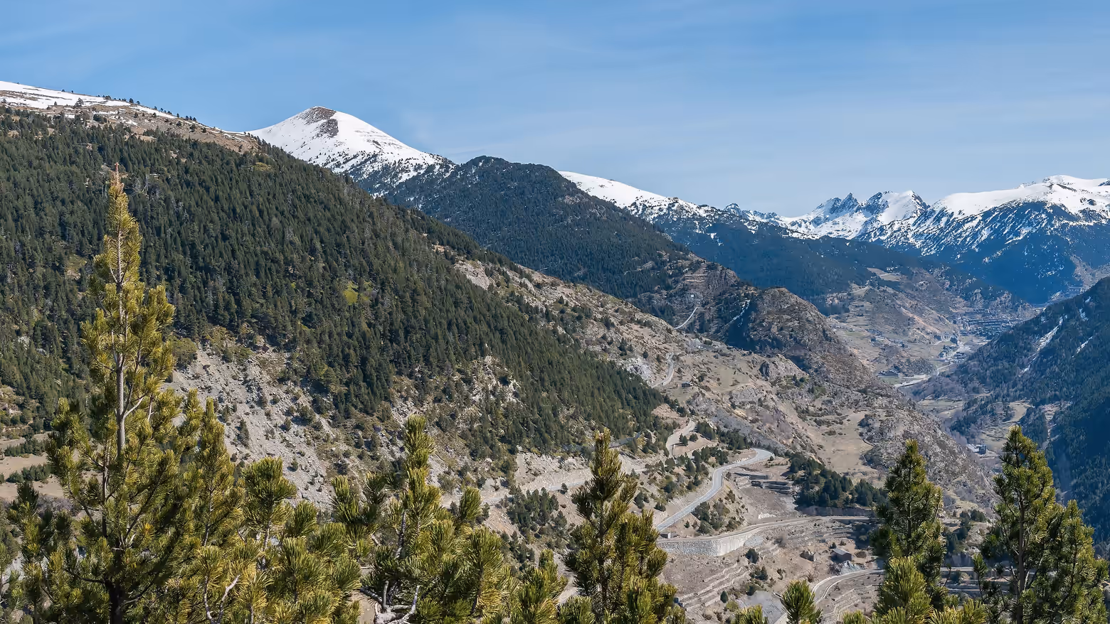 Signature landscape of Andorra.