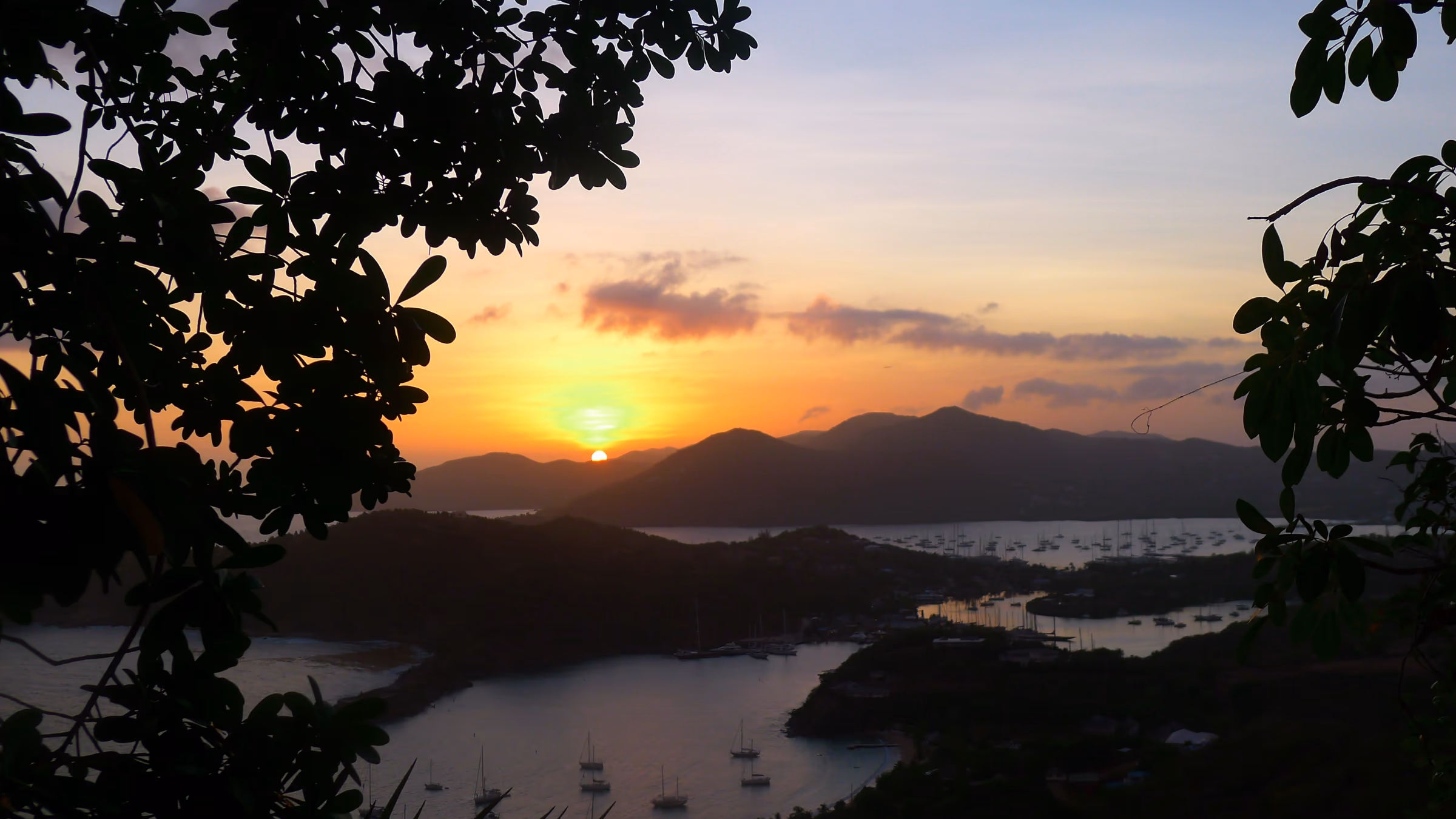 Signature landscape of Antigua & Barbuda.