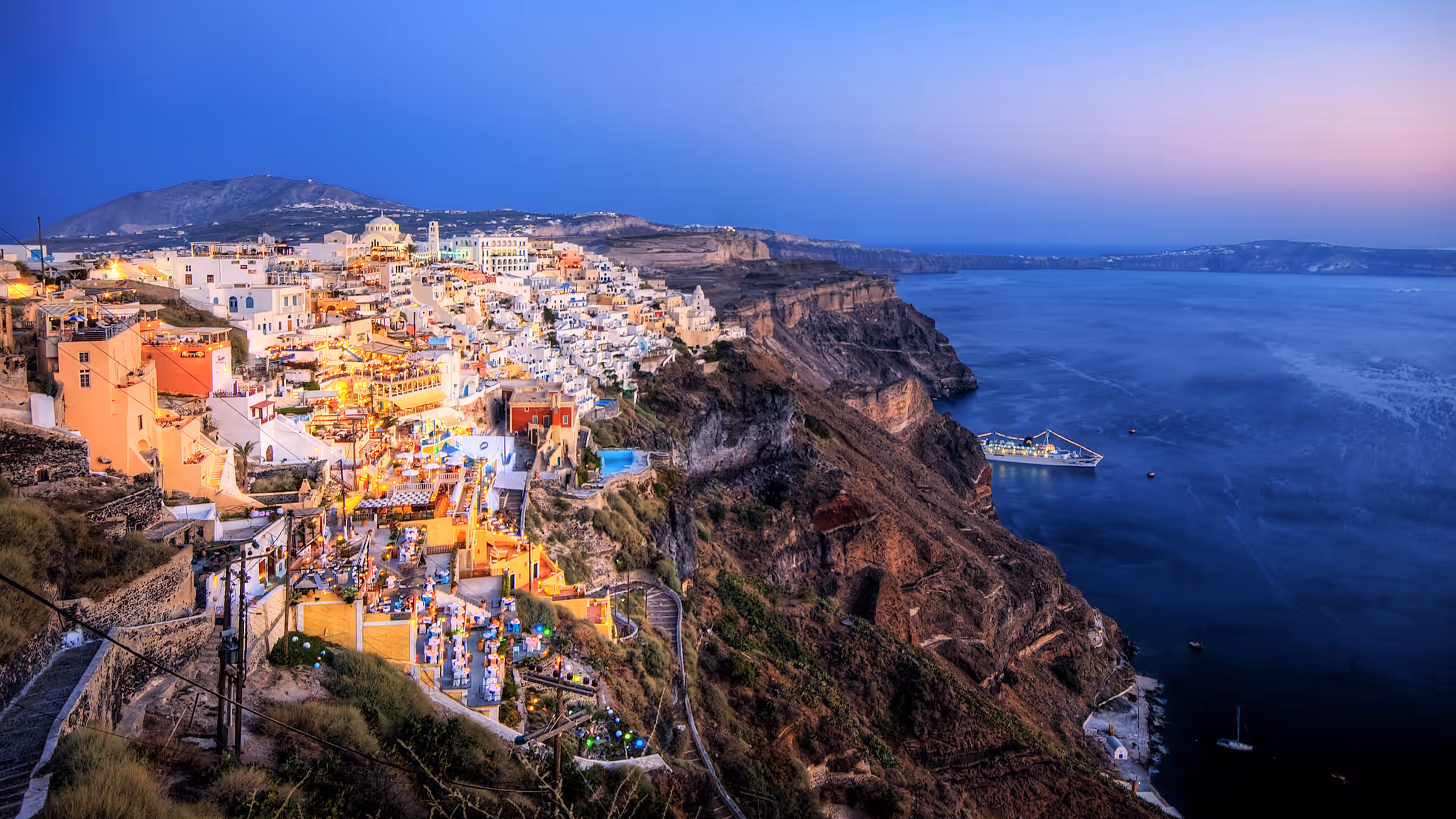 Signature landscape of Greece.